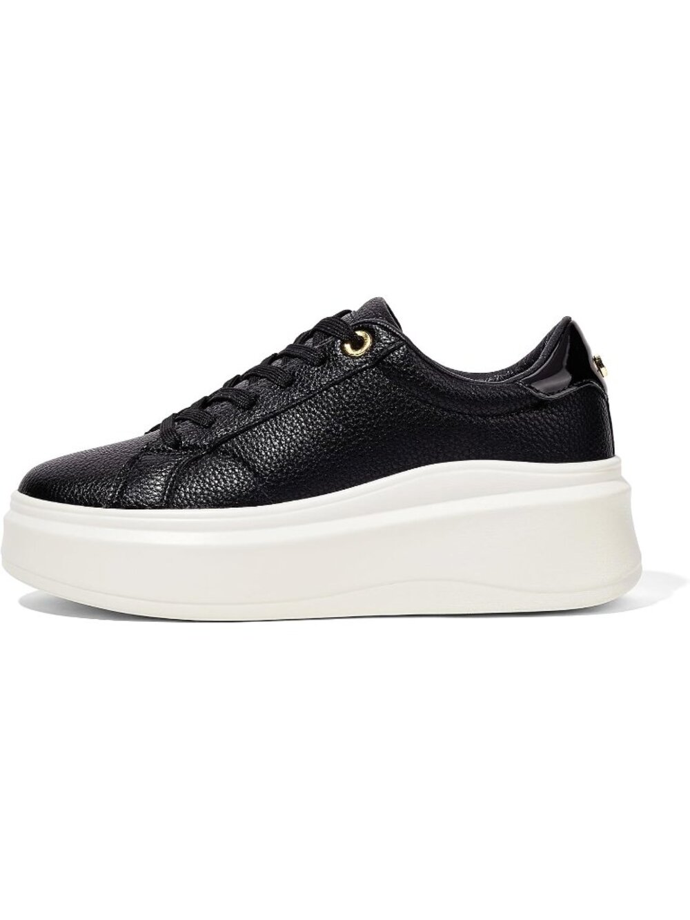 🆕Women's Black Platform Fashion Sneakers Classic Low Top Thick Sole Casual